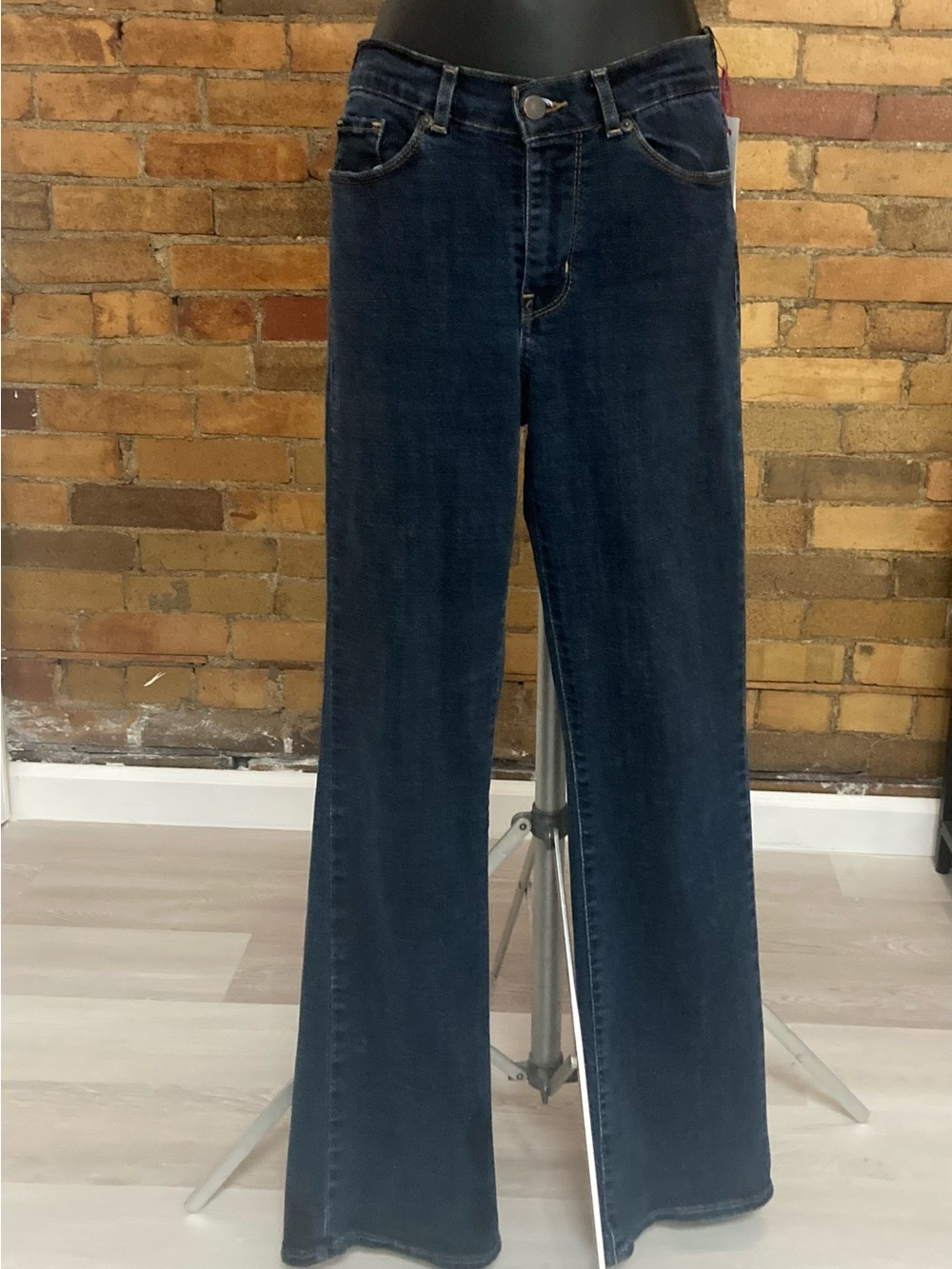 Levi's Dark Blue bootcut Leg Jeans - with necktie detail